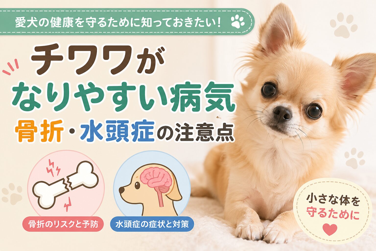 チワワがなりやすい病気とは