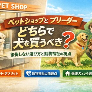 ペットショップとブリーダーどちらで犬を買うべきか？動物福祉の専門家が徹底比較【2026年最新版】
