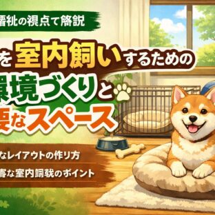 犬を室内飼いするための環境づくりと必要なスペース｜動物福祉の視点から徹底解説