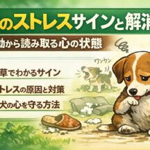 犬のストレスサインと解消法｜行動から読み取る心の状態を徹底解説