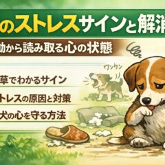 犬のストレスサインと解消法｜行動から読み取る心の状態を徹底解説