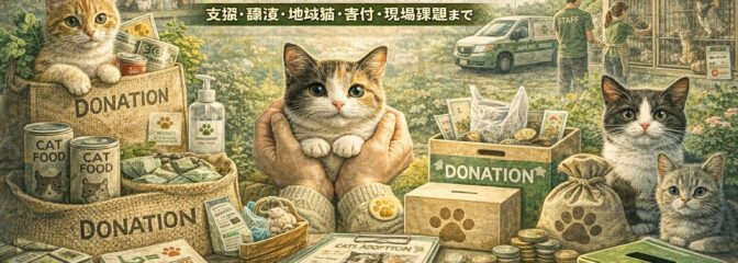 猫を助ける支援活動