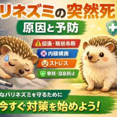 ハリネズミの突然死の原因と予防｜獣医師監修・飼い主が知るべき全知識