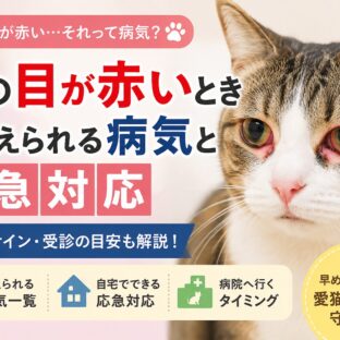 猫の目が赤いときに考えられる病気と応急対応｜獣医師監修・動物福祉の視点から徹底解説
