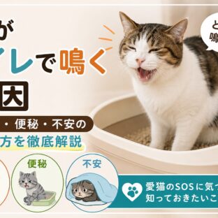 猫がトイレで鳴く原因｜排尿痛・便秘・不安の見分け方を徹底解説