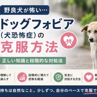 野良犬が怖い・恐怖症（ドッグフォビア）の克服方法｜動物福祉の視点から徹底解説