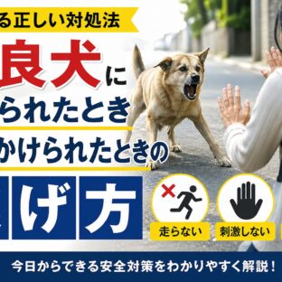 野良犬に吠えられたとき・追いかけられたときの正しい逃げ方｜動物福祉の視点から徹底解説