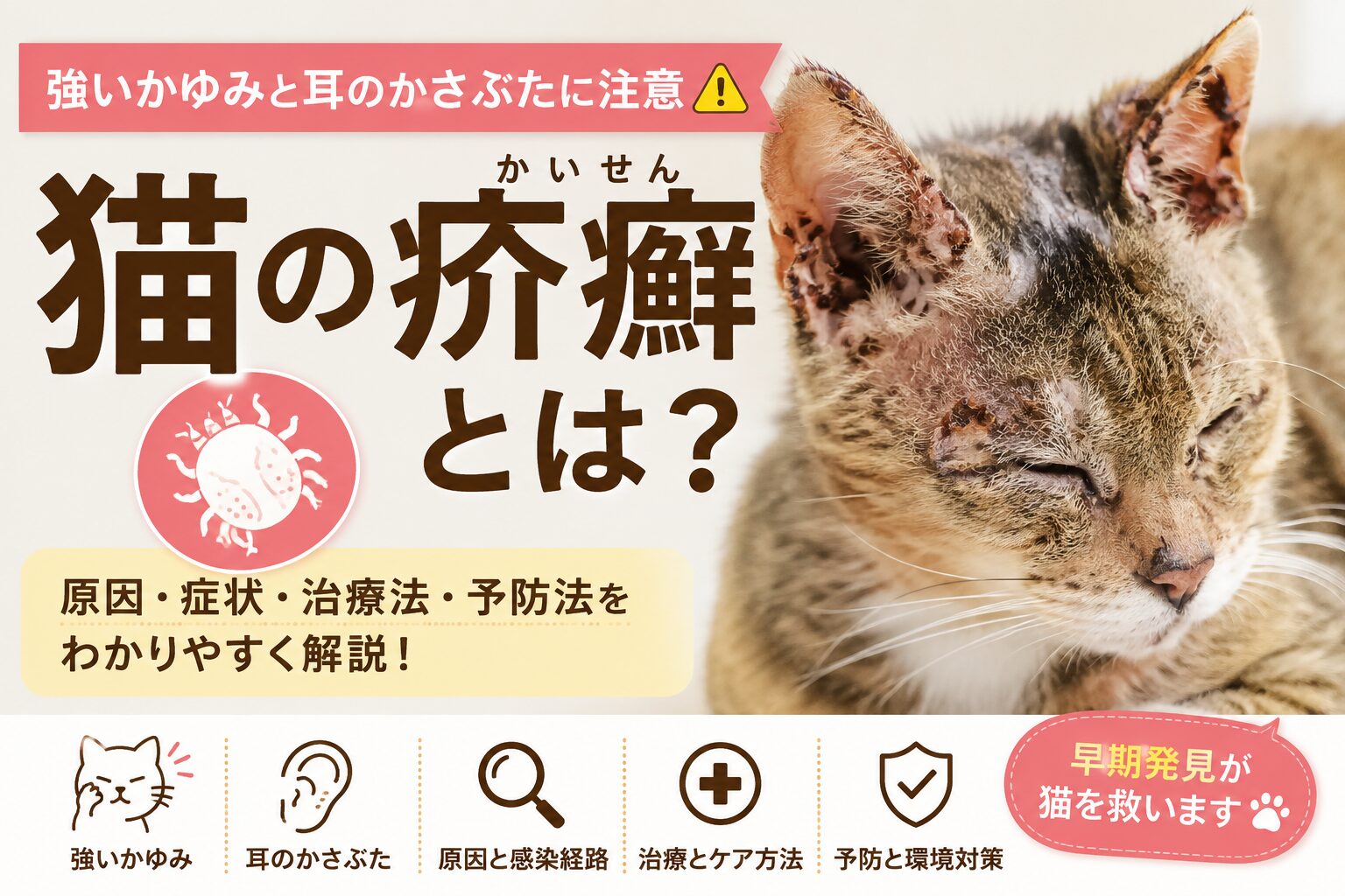 猫の疥癬とは