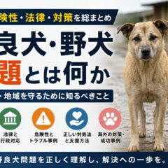 野良犬・野犬問題とは何か｜現状・危険性・法律・保護活動まで総合解説