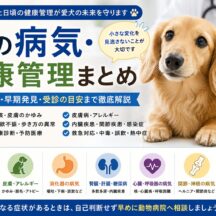 犬の病気・健康管理まとめ｜症状・予防・早期発見・動物病院の受診目安まで