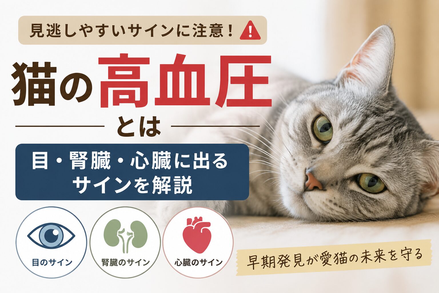 猫の高血圧とは