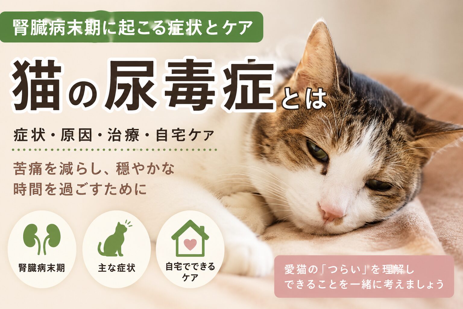 猫の尿毒症とは