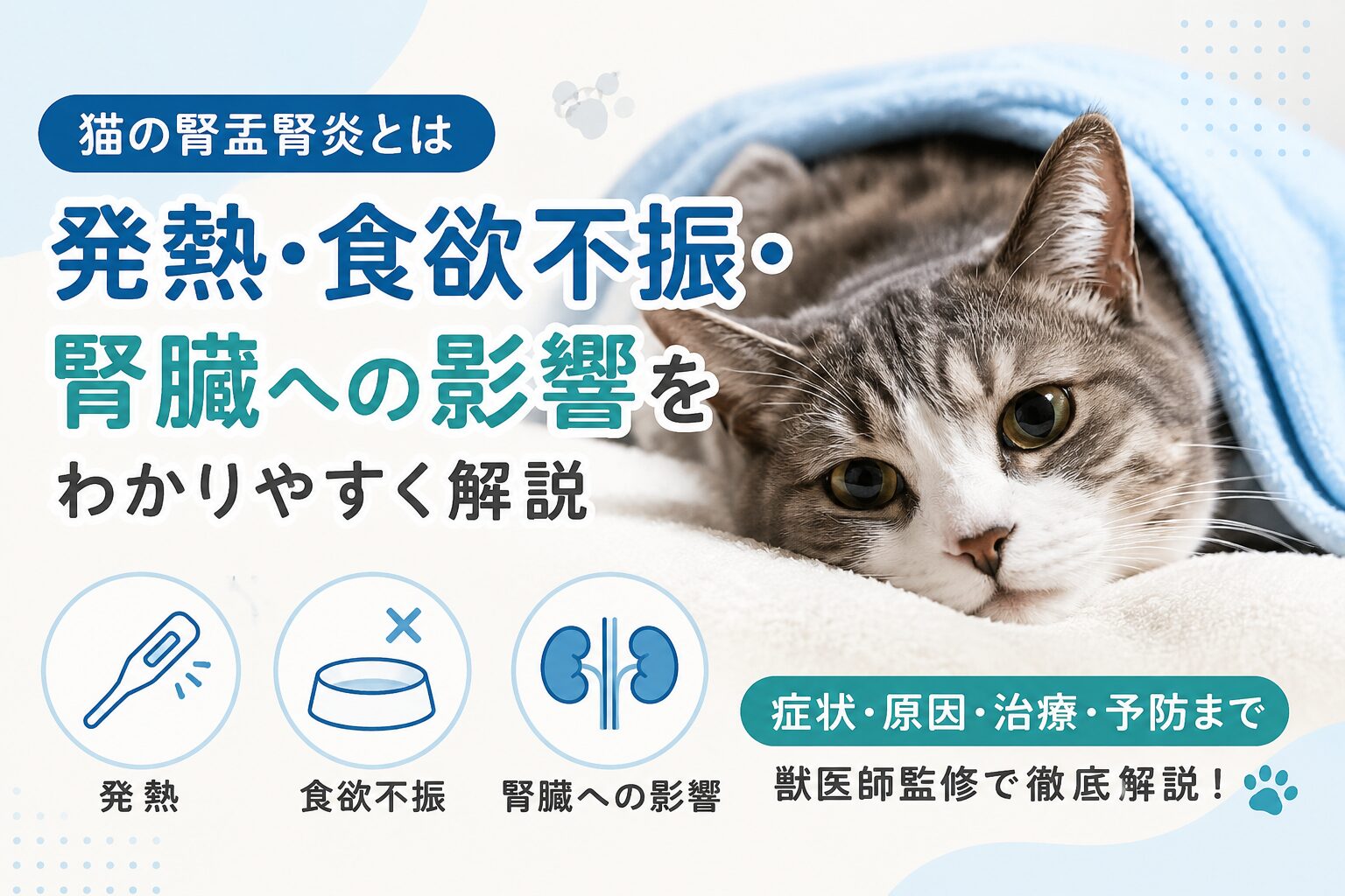 猫の腎盂腎炎とは