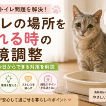 老猫がトイレの場所を忘れる時に見直すべき環境調整の全知識【獣医師監修・動物福祉の視点から】