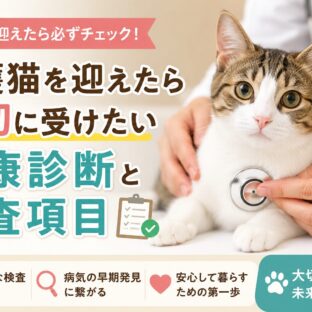 保護猫を迎えたら最初に受けたい健康診断と検査項目｜獣医師が推奨するチェックリスト完全版