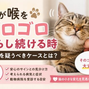 猫がゴロゴロ鳴らし続ける時に痛みを疑うべきケースとは【獣医療データで解説】