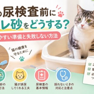猫の尿検査前のトイレ砂はどうする？採尿しやすい準備と正しい手順を解説